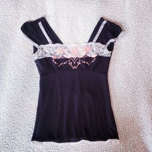 Lux-Anthro Lace Top